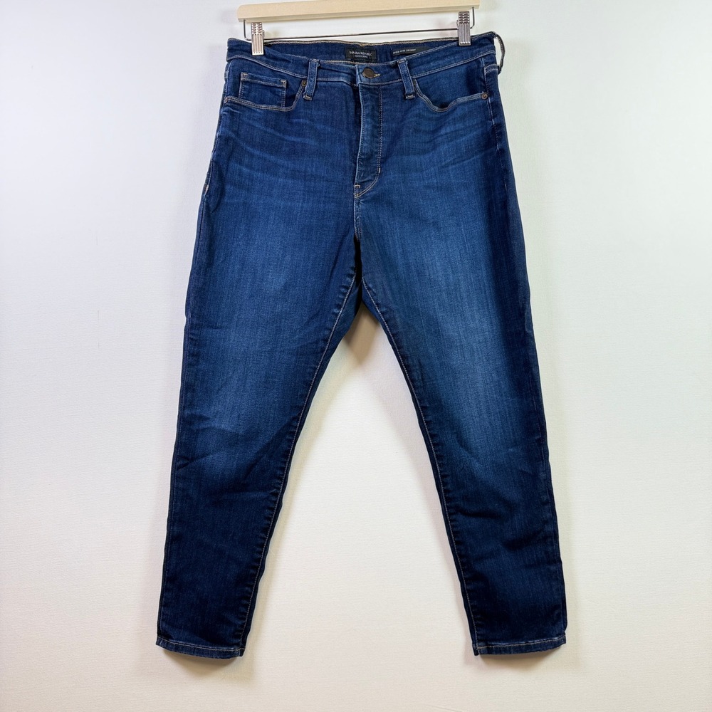 BANANA REPUBLIC‎ Dark Wash High-Rise Skinny Premium Denim Jeans 31S